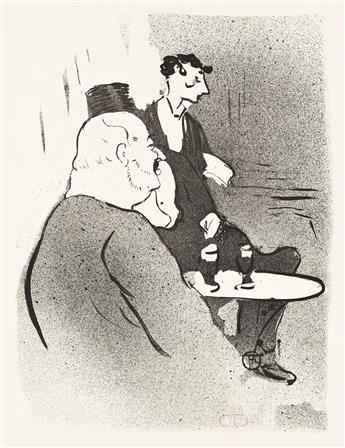 HENRI TOULOUSE-LAUTREC Group of 4 lithographs from Le Café Concert.